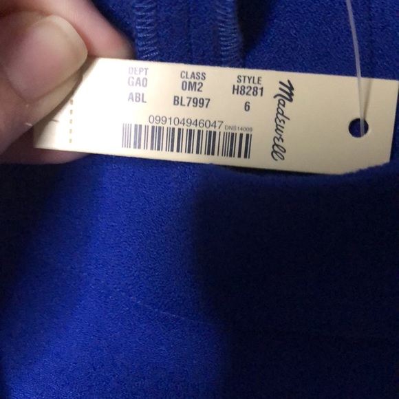 Madewell apron bow back tank NWT - Picture 5 of 6